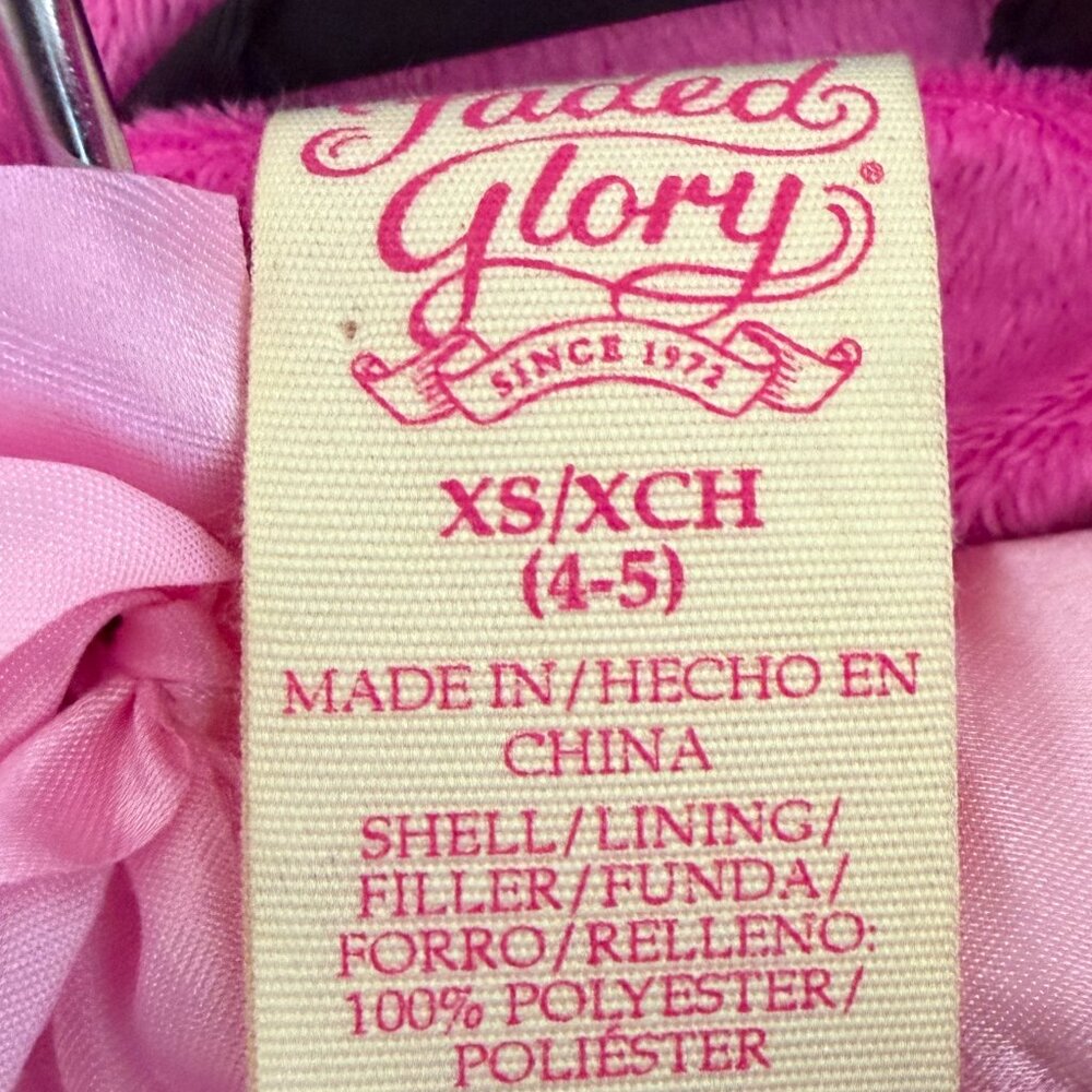 Girls Puffer Coat with Hood - Size XS (4-5) - Picture 5 of 7